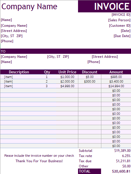 Invoice