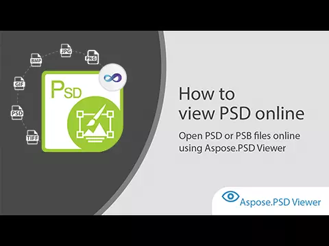 How to view PSD image and save it as a png file