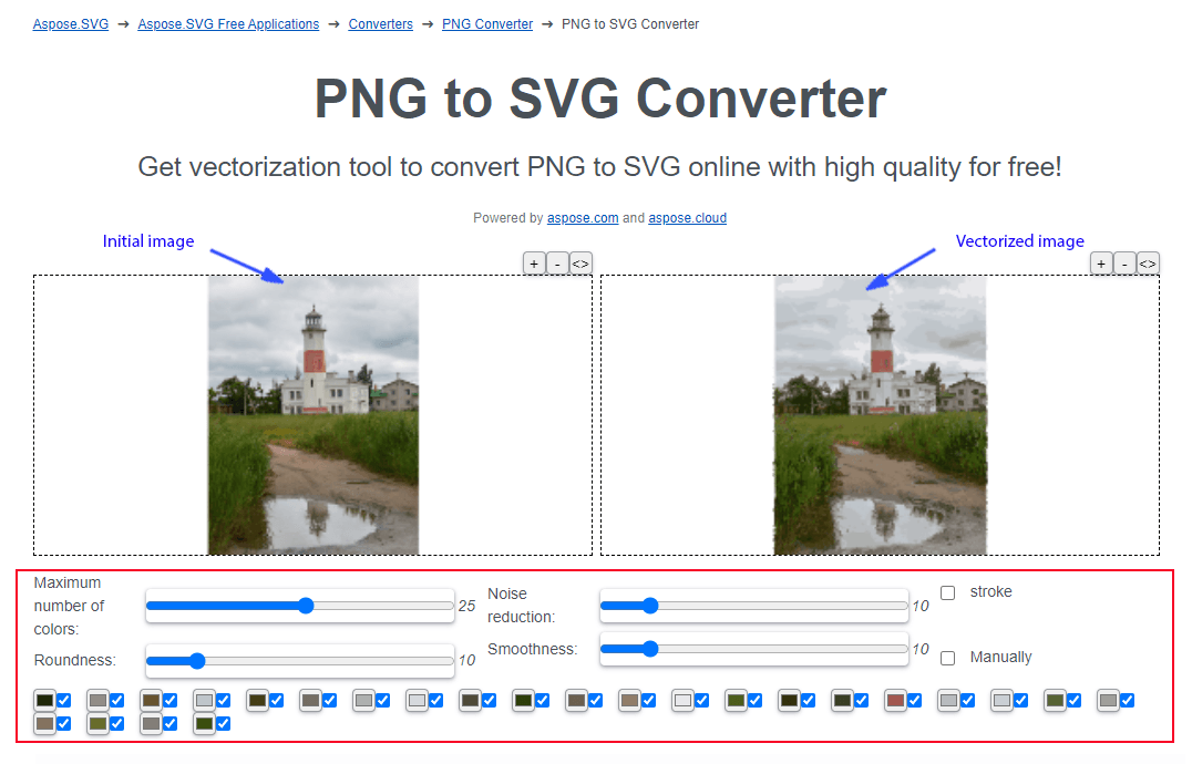 Конвертация JPG в SVG