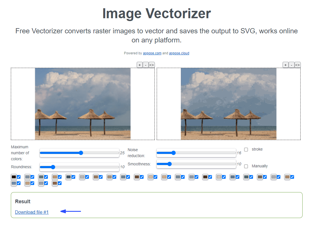 Бесплатный векторизатор изображений – Cохранить изображение в SVG