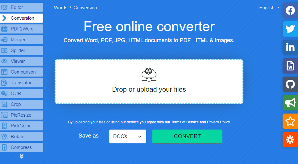 Convert Files Online - Word, PDF, HTML, JPG And Many More