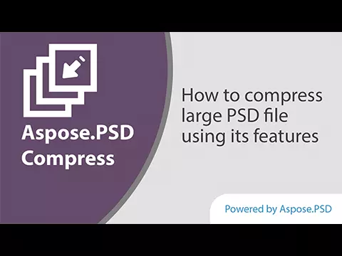 Como compactar camadas PSD do arquivo e salvá-las como png